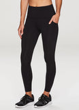 Solid Color Leggings With Side Pockets