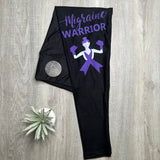Migraine Warrior Awareness Print Soft Leggings