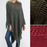 Knitted Soft Poncho