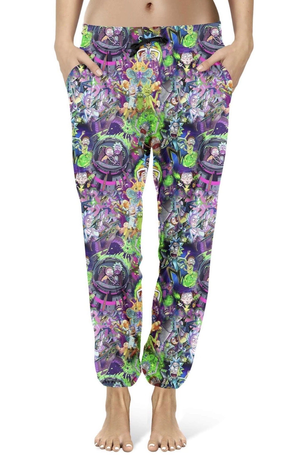 Interdimensional Adventure Soft Joggers – Comfy, Vibrant Leggings with Deep Pockets