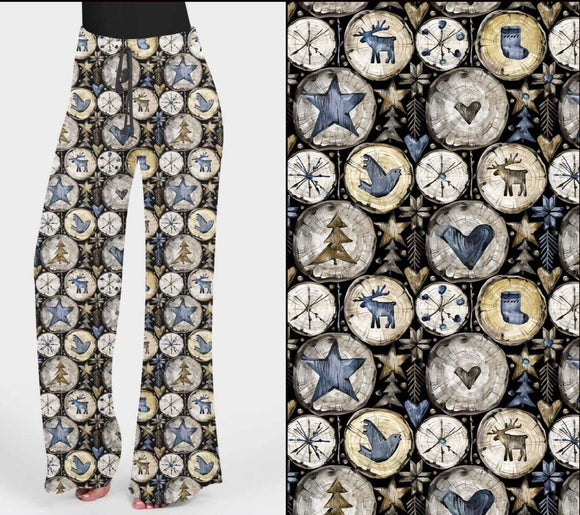 Farmhouse Vintage - High Waisted Wide Leg Hybrid Leggings/Pants w/ Pockets