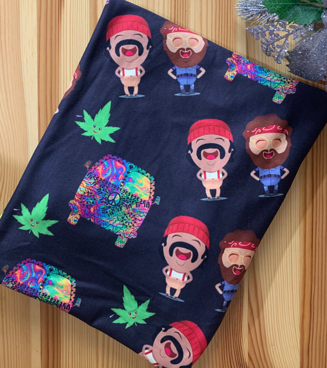 Cheech & Chong Themed Print Leggings