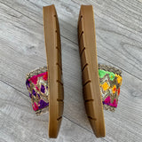 Delight Comfort Embroidered Sandal - Gold