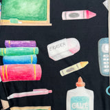 School Supplies Teacher Student Print Leggings