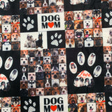 Dog Mom Photo Collage Paw Print Soft Leggings