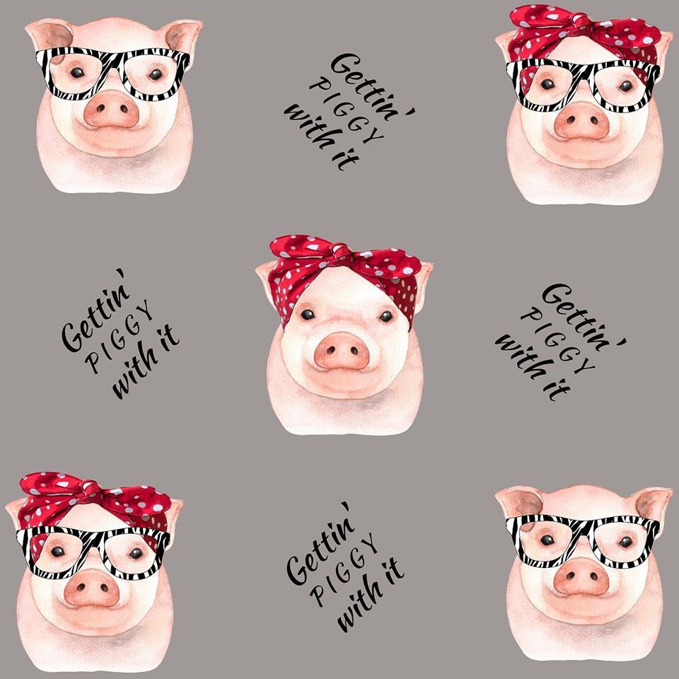 Gettin’ Piggy With It Smart Pig Soft Leggings
