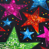 Colorful Disco Star Print Soft Leggings