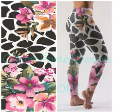 Floral Abstract Soft Leggings