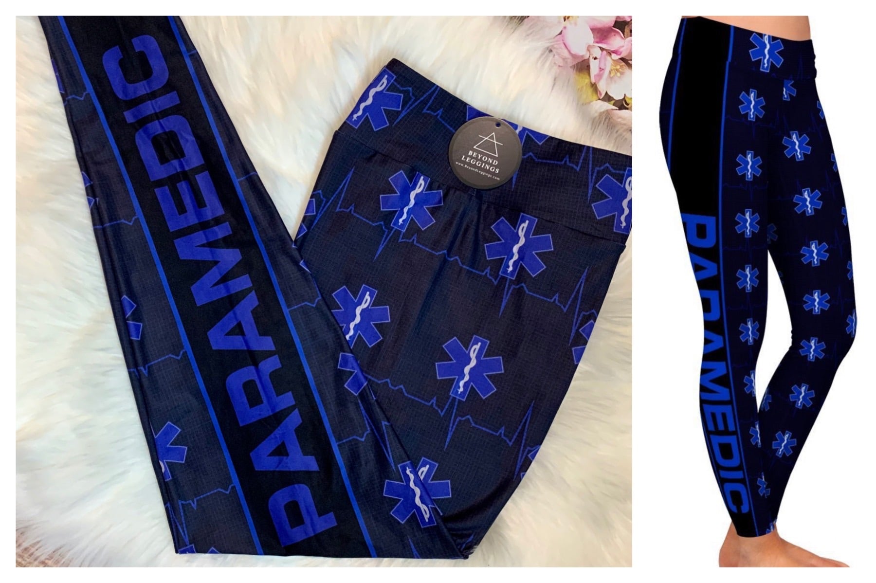 Extra Soft printed leggings with 4-way stretch fabric, so you can move with absolute comfort and ease.