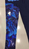 Blue Anime Girl W/ Umbrella Print Leggings