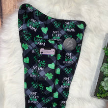 Blessed Mama Green Plaid Soft Leggings w/ Pockets
