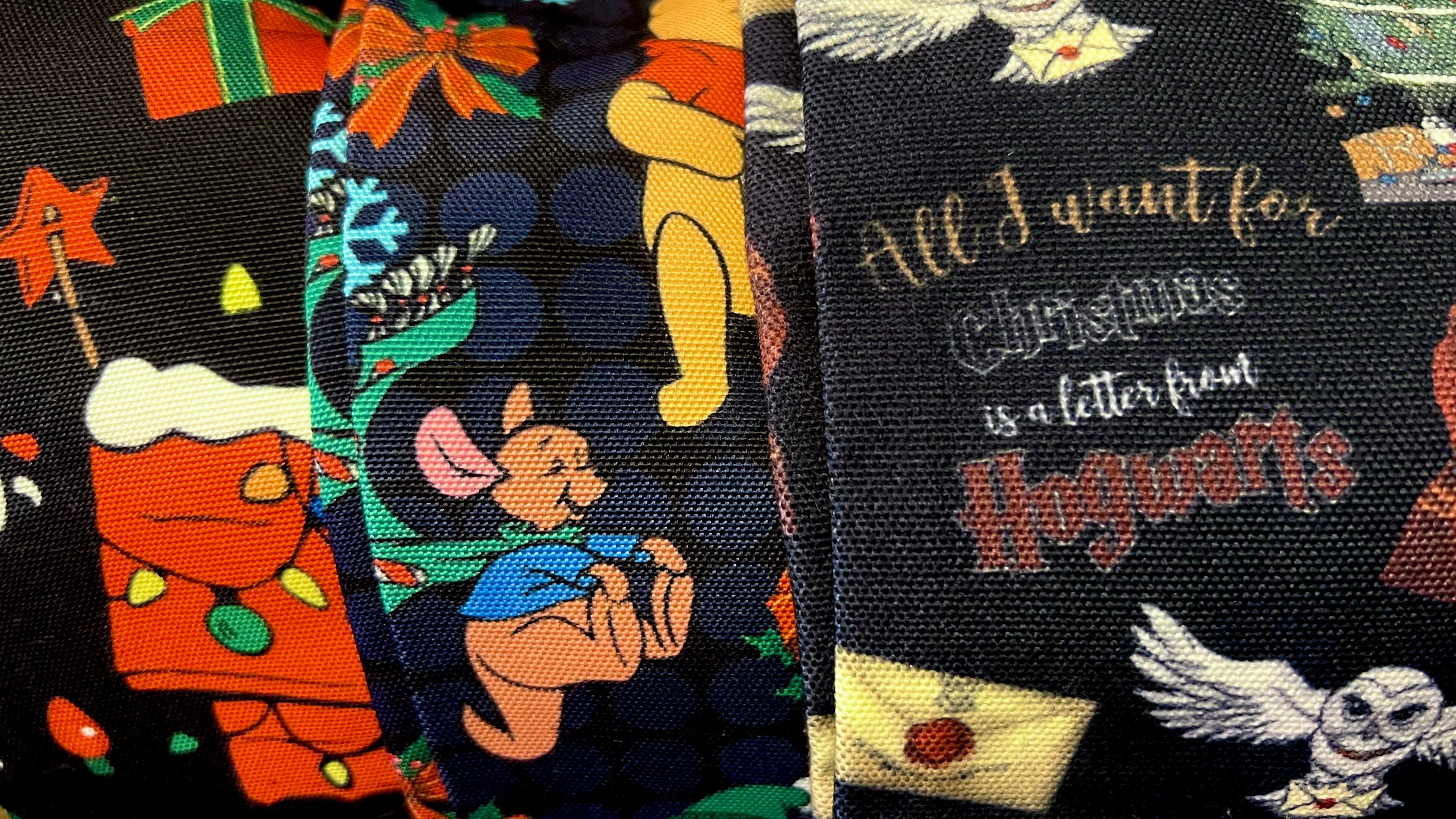 Reusable Fabric Christmas Gift Bags