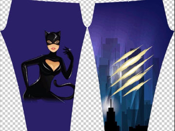 Claw Marks - Catwoman Print Leggings