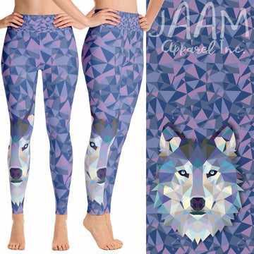 Mosaic Wolf Leggings