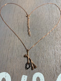 Holding On To Love Rose Gold Vermeil Necklace