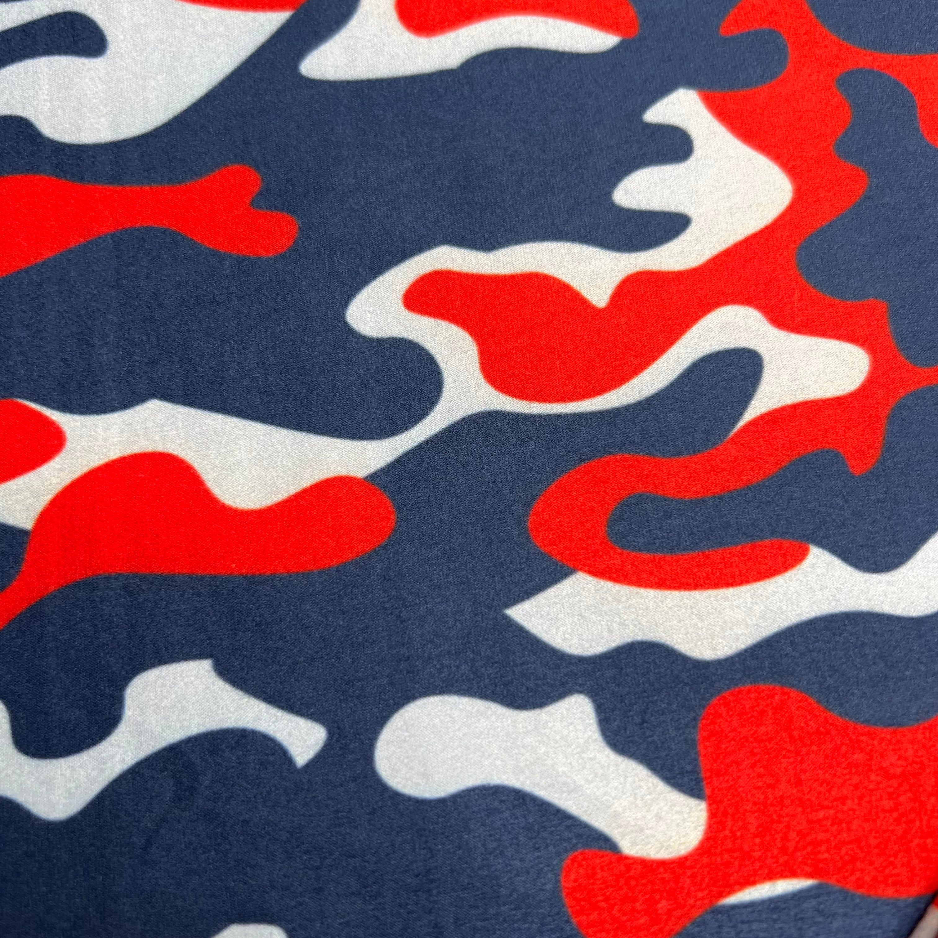 Patriots Blue Red Camo Soft Leggings