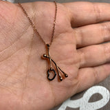 Holding On To Love Rose Gold Vermeil Necklace