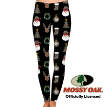 Christmas Mossy Oak Santa Soft Leggings