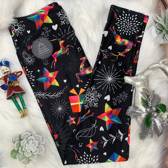 Extra Soft printed leggings with 4-way stretch fabric, so you can move with absolute comfort and ease.