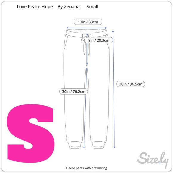 Zebra Print Fleece Comfy Animal Print Drawstring Jogger Pants
