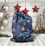 Reusable Fabric Christmas Gift Bags
