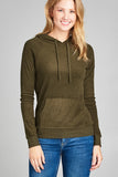 Kangaroo Pocket Hoodie Top