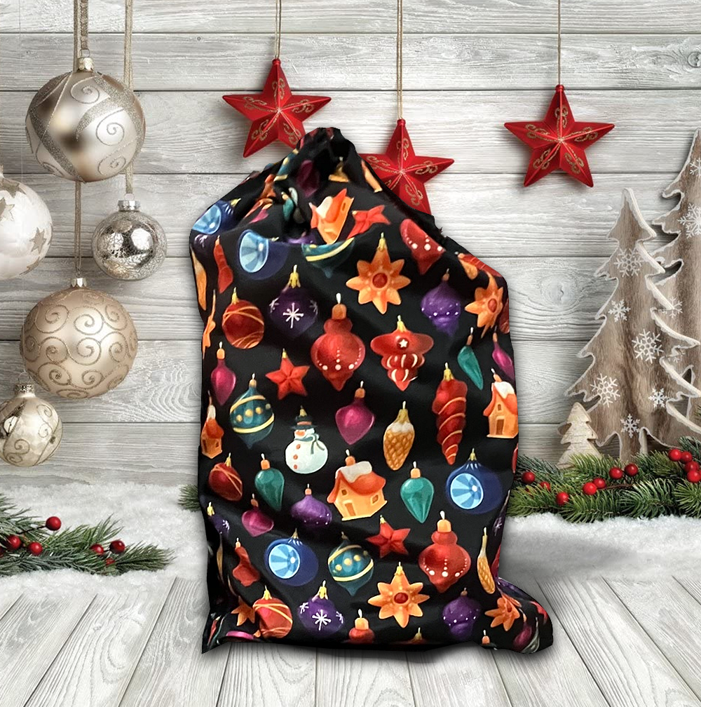Reusable Fabric Christmas Gift Bags