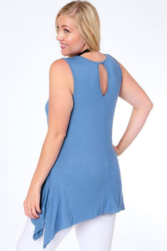 Blue Keyhole Shark Bite Tank