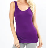 Smooth Stretch Jersey Racerback Tank Top