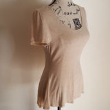 Fitted Flare Hi-Lo Top