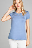 Eyelet Laced Up Top