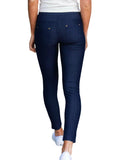 AMAZING Denim Leggings with Pockets - High Waist Jeggings - Tummy Control Shaping - MULTIPLE COLORS