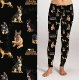 I Love My German Shepherd Print Leggings
