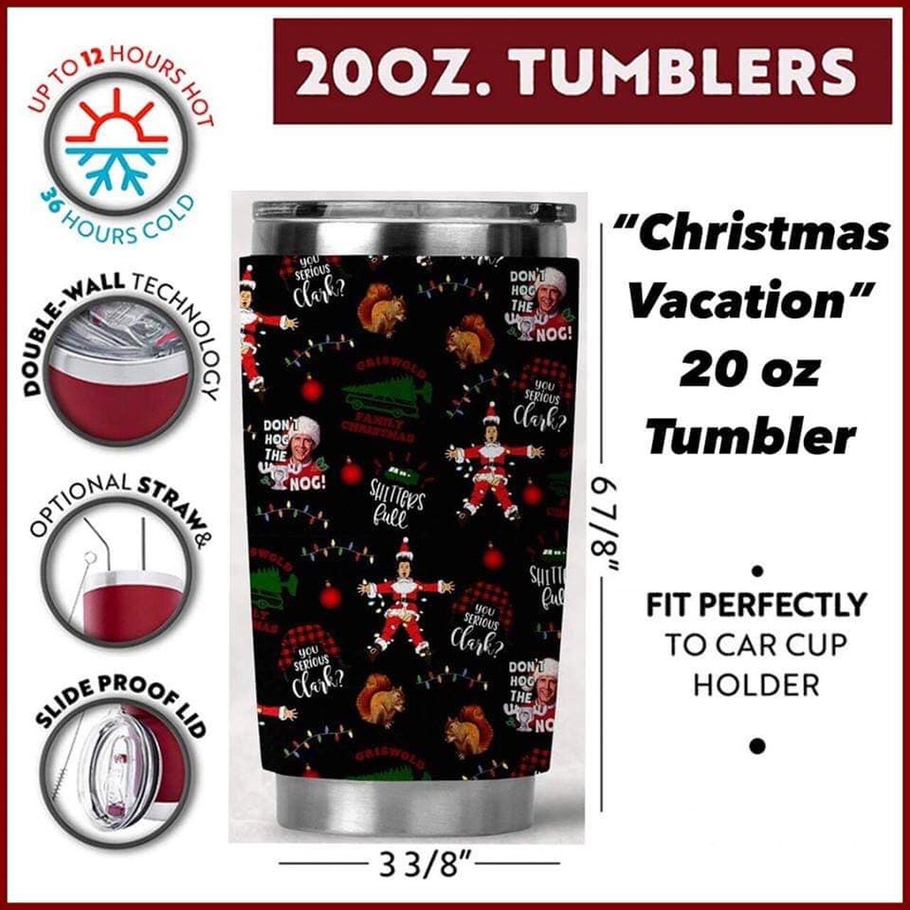 Pop Culture 20 oz Tumblers - Select Your Iconic Theme!