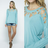 Vocal Frozen In Ice Laser Cut Top